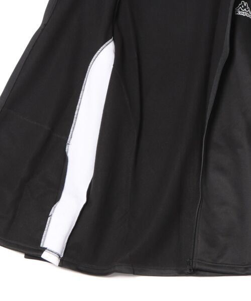 Kappa（カッパ）の「Kappa カッパ ブランド ワンポイント ロゴ 切替 裏起毛 ブリスタージャージ トラックジャケット（ジャージ・メンズ・ネイビー/ブラック・M/LL/L）」の4枚目の写真
