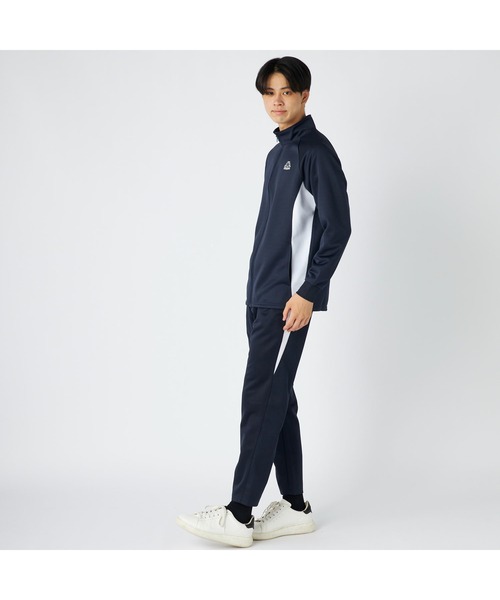 Kappa（カッパ）の「Kappa カッパ ブランド ワンポイント ロゴ 切替 裏起毛 ブリスタージャージ トラックジャケット（ジャージ・メンズ・ネイビー/ブラック・M/LL/L）」の20枚目の写真