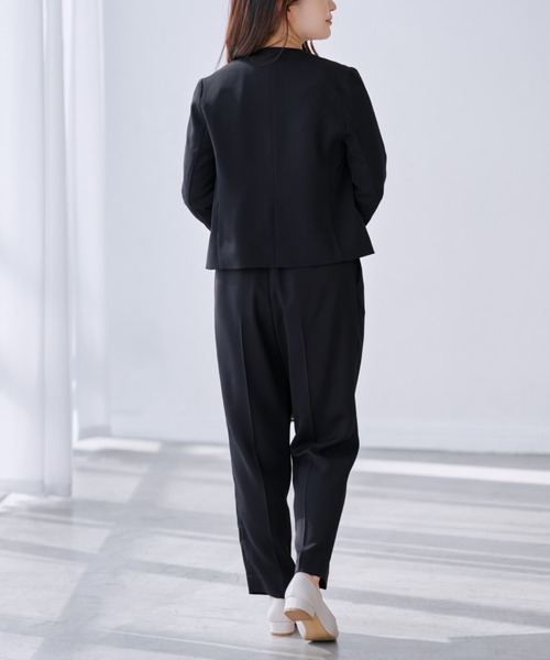 COHINA（コヒナ）の「ソフトドビーテーパードパンツ 【低身長・小柄女性】（その他パンツ・レディース・ブラック/ネイビー/ベージュ・S-Regular/XS-Regular/S-Short/XS-Short）」の13枚目の写真