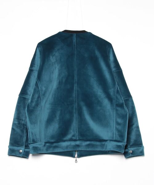 rehacer（レアセル）の「rehacer :  Dolman Wide Souvenir Jacket / ドルマンスリーブワイド スーベニア ジャケット（スカジャン・レディース・ブルー/ブラック・SMALL/X-LARGE/LARGE）」の22枚目の写真