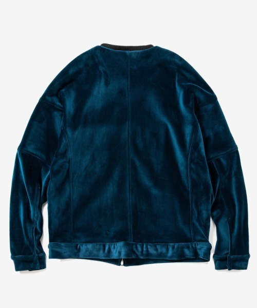 rehacer（レアセル）の「rehacer :  Dolman Wide Souvenir Jacket / ドルマンスリーブワイド スーベニア ジャケット（スカジャン・レディース・ブルー/ブラック・SMALL/X-LARGE/LARGE）」の15枚目の写真