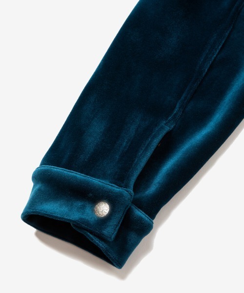 rehacer（レアセル）の「rehacer :  Dolman Wide Souvenir Jacket / ドルマンスリーブワイド スーベニア ジャケット（スカジャン・レディース・ブルー/ブラック・SMALL/X-LARGE/LARGE）」の21枚目の写真