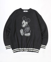 Disney（ディズニー）キャラクタージャガードニットセーター レディース/ミッキーマウス ミニーマウス 101匹わんちゃん おしゃれキャットマリー