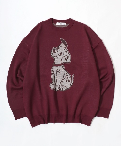 セール】Disney（ディズニー）キャラクタージャガードニット