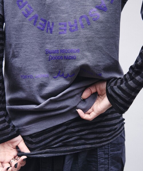 BEAMS RECORDS(ビームスレコーズ)の「【COLLABORATION】Noods Radio × BEAMS RECORDS Always Tシャツ(Tシャツ/カットソー・メンズ・チャコールグレー/ブラック/ライトグレー・X-LARGE/MEDIUM/LARGE)」の20枚目の写真