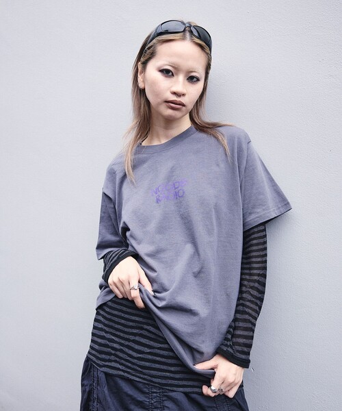 BEAMS RECORDS(ビームスレコーズ)の「【COLLABORATION】Noods Radio × BEAMS RECORDS Always Tシャツ(Tシャツ/カットソー・メンズ・チャコールグレー/ブラック/ライトグレー・X-LARGE/MEDIUM/LARGE)」の3枚目の写真