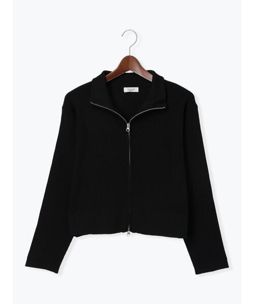 Te chichi TERRASSE（テチチテラス）の「Wジップハイネックリブカーディガン（カーディガン/ボレロ・レディース・ブラック/オフホワイト/ネイビー/ミント/レッド・F）」の17枚目の写真