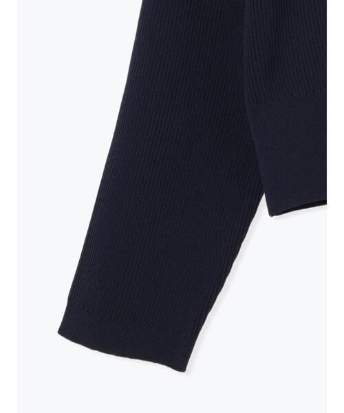 Te chichi TERRASSE（テチチテラス）の「Wジップハイネックリブカーディガン（カーディガン/ボレロ・レディース・ブラック/オフホワイト/ネイビー/ミント/レッド・F）」の20枚目の写真