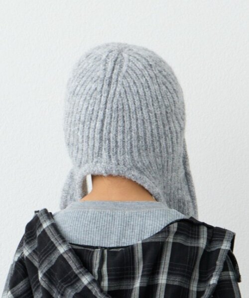 CIAOPANIC TYPY（チャオパニックティピー）の「【KIDS】耳付き2WAYニット帽（ニットキャップ/ビーニー・キッズ・ブラック/グレー/オフホワイト・ONE SIZE）」の20枚目の写真