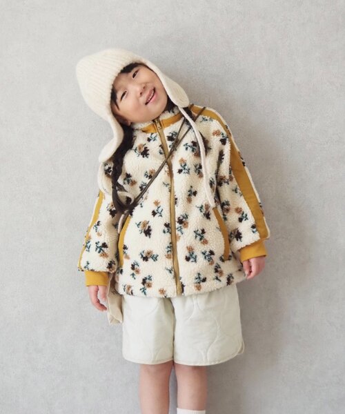 CIAOPANIC TYPY（チャオパニックティピー）の「【KIDS】耳付き2WAYニット帽（ニットキャップ/ビーニー・キッズ・ブラック/グレー/オフホワイト・ONE SIZE）」の21枚目の写真