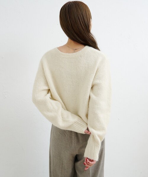 Kastane（カスタネ）の「【一部店舗限定/4色展開】B ブークレニットプルオーバー（ニット/セーター・レディース・アイボリー/グレー/グリーン/ブラウン・FREE）」の9枚目の写真