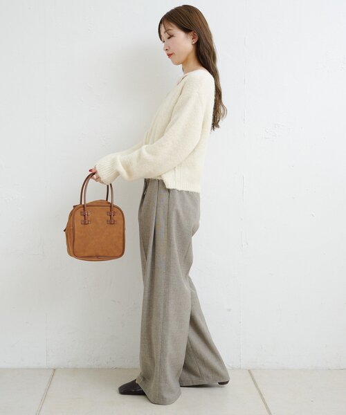 Kastane（カスタネ）の「【一部店舗限定/4色展開】B ブークレニットプルオーバー（ニット/セーター・レディース・アイボリー/グレー/グリーン/ブラウン・FREE）」の13枚目の写真