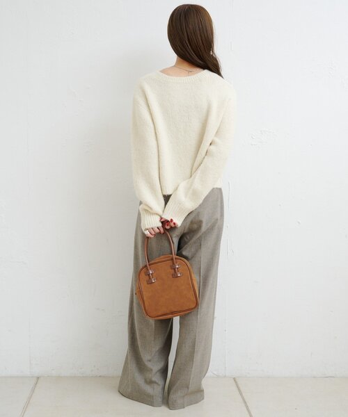 Kastane（カスタネ）の「【一部店舗限定/4色展開】B ブークレニットプルオーバー（ニット/セーター・レディース・アイボリー/グレー/グリーン/ブラウン・FREE）」の14枚目の写真