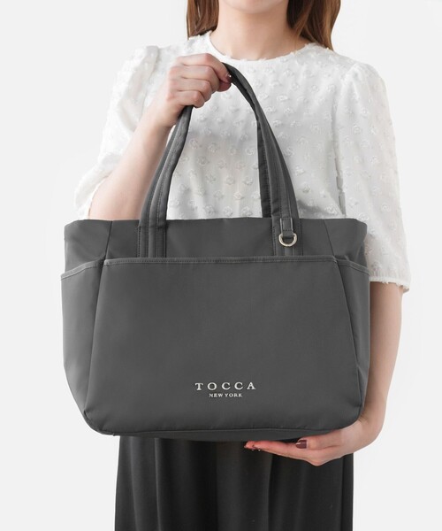 TOCCA（トッカ）の「TRAVERSA MOTHERS TOTE マザーズバッグ（トートバッグ・レディース・ネイビー系/ブラック系/ライトグレー系・F）」の6枚目の写真