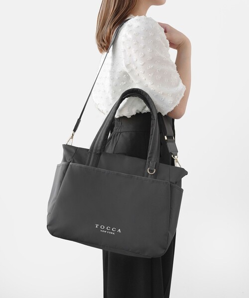 TOCCA（トッカ）の「TRAVERSA MOTHERS TOTE マザーズバッグ（トートバッグ・レディース・ネイビー系/ブラック系/ライトグレー系・F）」の7枚目の写真