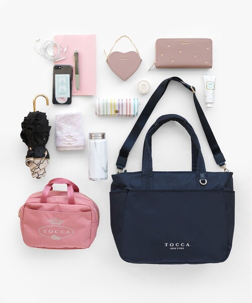 TOCCA（トッカ）の「TRAVERSA MOTHERS TOTE マザーズバッグ（トートバッグ・レディース・ネイビー系/ブラック系/ライトグレー系・F）」の8枚目の写真