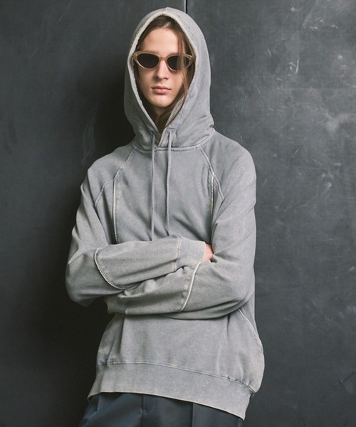 UNISEX》Cashmere Cotton Sweat Pullover Hoodie/カシミアコットン裏毛