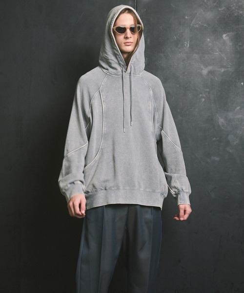 UNISEX》Cashmere Cotton Sweat Pullover Hoodie/カシミアコットン裏毛