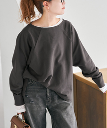 Spick & Span（スピックアンドスパン）の「《一部店舗+WEB限定》ボートネックワイドプルオーバー（Tシャツ/カットソー）」