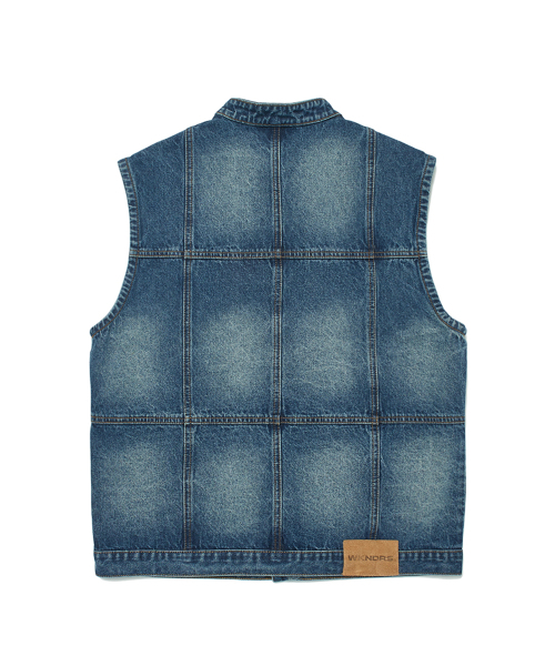 WKNDRS（ウィーキャンドース）の「PATCH WORK DENIM VEST (DENIM)（ベスト・レディース・その他・MEDIUM/LARGE）」の2枚目の写真