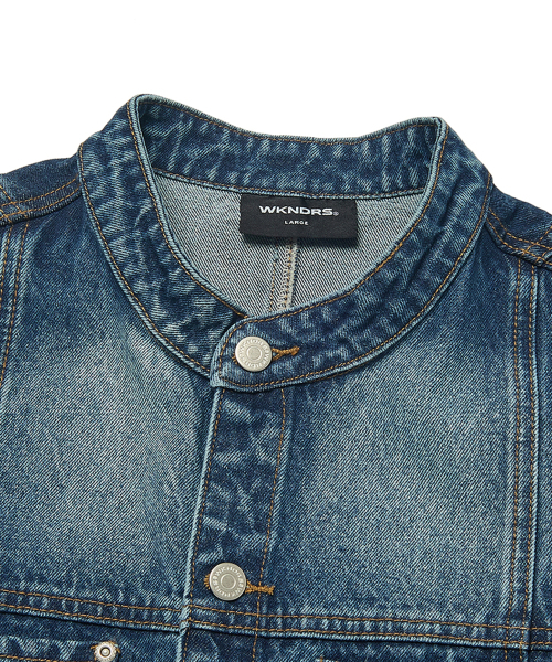 WKNDRS（ウィーキャンドース）の「PATCH WORK DENIM VEST (DENIM)（ベスト・レディース・その他・MEDIUM/LARGE）」の3枚目の写真