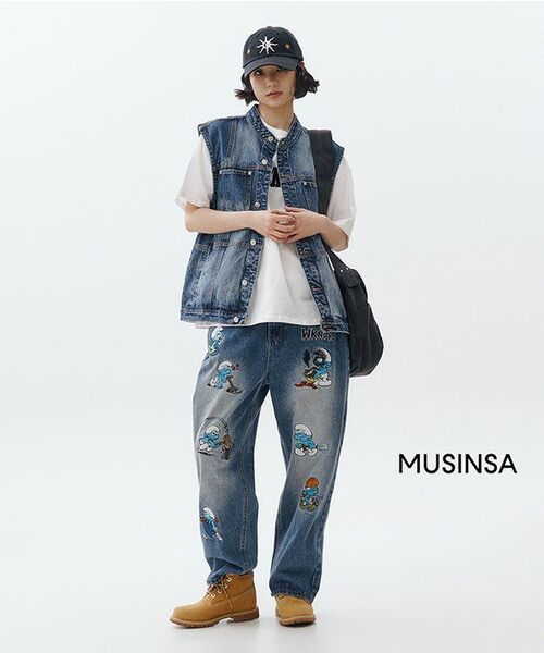 WKNDRS（ウィーキャンドース）の「PATCH WORK DENIM VEST (DENIM)（ベスト・レディース・その他・MEDIUM/LARGE）」の8枚目の写真