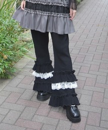 axes femme | フリル×レースワッフルパンツ(その他パンツ)