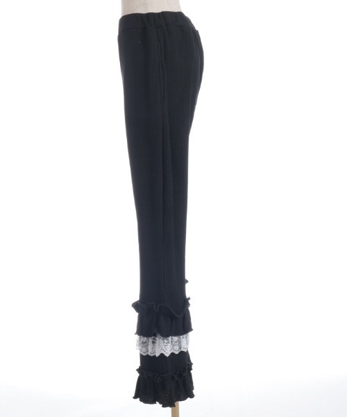 axes femme(アクシーズファム)の「フリル×レースワッフルパンツ(その他パンツ・レディース・ホワイト/ブラック・FREE)」の7枚目の写真