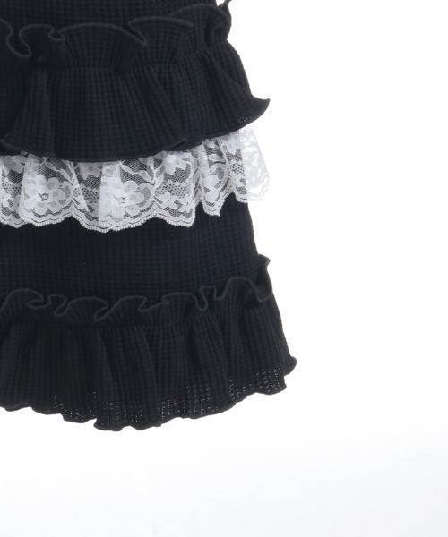 axes femme(アクシーズファム)の「フリル×レースワッフルパンツ(その他パンツ・レディース・ホワイト/ブラック・FREE)」の10枚目の写真