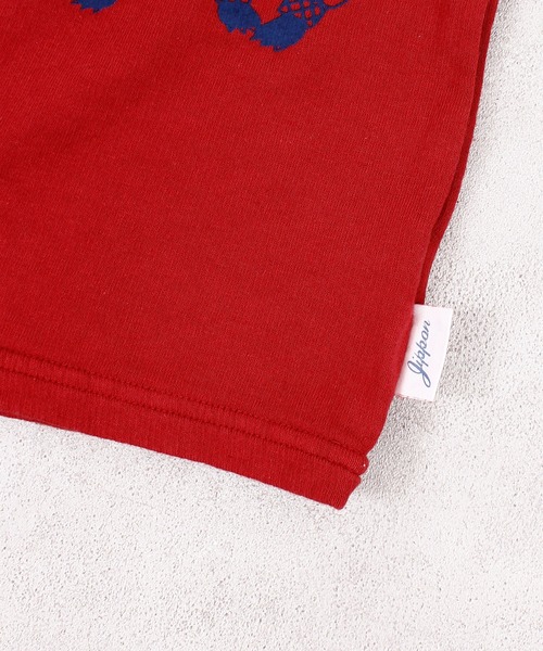 JIPPON（ジポン）の「【JIPPON/日本製】パンダプリントトレーナー（スウェット・キッズ・レッド/オフホワイト/ライトグリーン/杢グレー・80/90/95/100/110/120/130/140）」の20枚目の写真