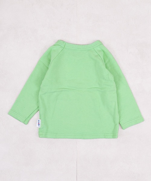 JIPPON（ジポン）の「【JIPPON/日本製】パンダプリントトレーナー（スウェット・キッズ・レッド/オフホワイト/ライトグリーン/杢グレー・80/90/95/100/110/120/130/140）」の6枚目の写真