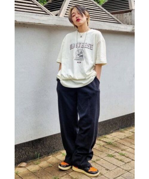 GAKKAI UNIONS（ガッカイユニオンズ）の「[16水]ユニバースバーガータウン半袖Tシャツクリーム（Tシャツ/カットソー・レディース・その他・LARGE/MEDIUM）」の6枚目の写真