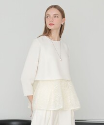 ANAYI（アナイ）の「シルクデシンリボンスリーブブラウス（シャツ