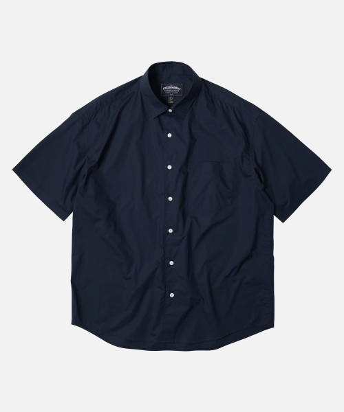 FRIZMWORKS(フリズムワークス)の「TYPEWRITER HALF SHIRT _ NAVY(シャツ/ブラウス・メンズ・その他・MEDIUM/LARGE/X-LARGE)」の1枚目の写真