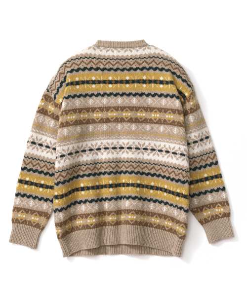 TAKEASY(テイクイージー)の「フェアアイルニット(ベージュ)(ニット/セーター・レディース・その他・SMALL/MEDIUM/LARGE)」の9枚目の写真