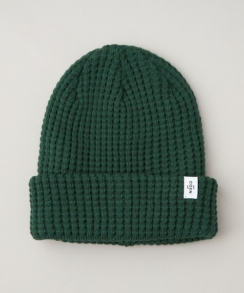 coen（コーエン）の「【ギフトにおすすめ】ワッフルニットワッチ（ニットキャップ/ビーニー・メンズ・ダークグリーン/ネイビー/ダークブラウン/ワイン/ブラック/オレンジ・FREE）」の4枚目の写真