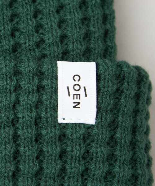 coen（コーエン）の「【ギフトにおすすめ】ワッフルニットワッチ（ニットキャップ/ビーニー・メンズ・ダークグリーン/ネイビー/ダークブラウン/ワイン/ブラック/オレンジ・FREE）」の20枚目の写真