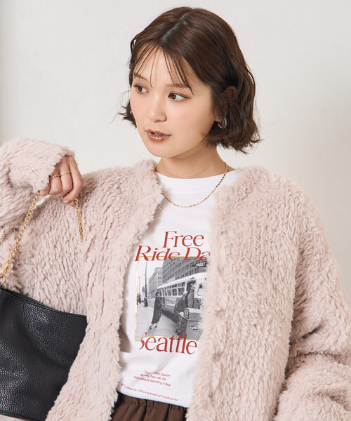 ファーニットコート FREAK'S STORE（フリークスストア）の「ファー ニット コート（ノー