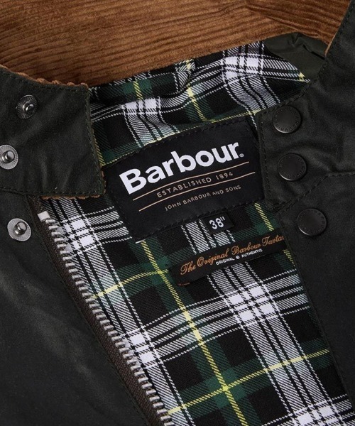 セール】Barbour Transport Stand Collar Wax Blouson（バブアー