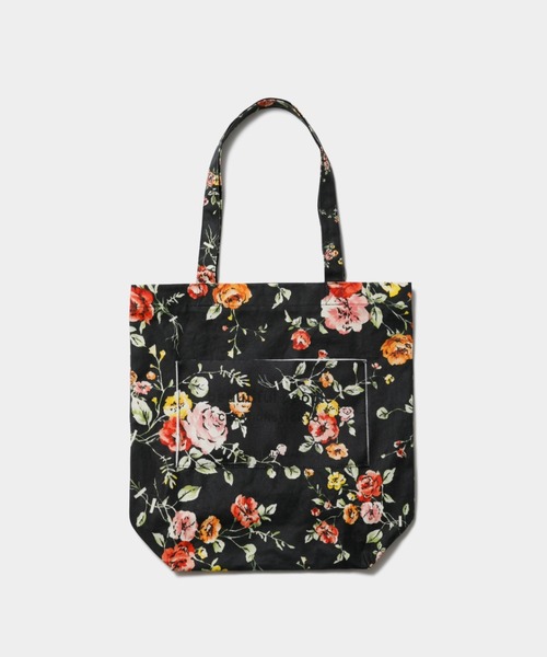 beautiful people(ビューティフルピープル)の「seasonal print name tag tote(トートバッグ・レディース・マルチ/ブラック・FREE)」の1枚目の写真