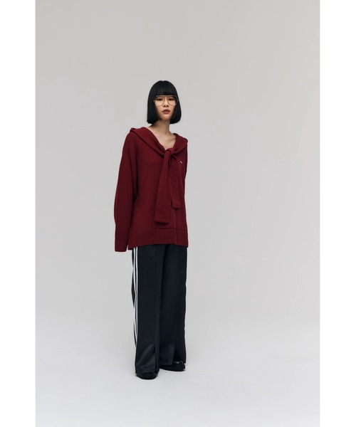 FELICITY(フェリシティ)の「Side Line Pants(その他パンツ・レディース・ブラック/チャコール・2/1)」の2枚目の写真