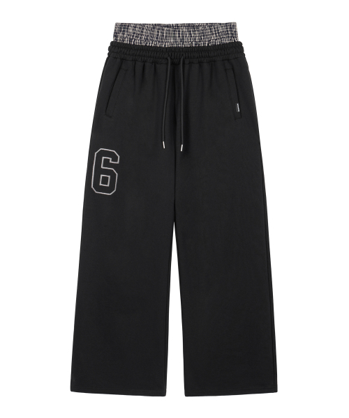 ROCKCAKE（ロックケーキ）の「Check Layered 96 Wide 2way Jogger - Black（スウェットパンツ・レディース・その他・SMALL/X-SMALL）」の8枚目の写真