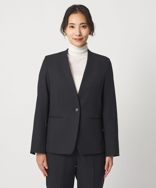 セール】ツイーディーオックス Vネックジャケット ‐セットアップ対応