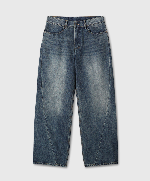 DIVEIN（ダイブイン）の「LOOSED TWISTED DENIM PANTS (BLUE)（デニムパンツ・メンズ・その他・0/1/2）」の3枚目の写真