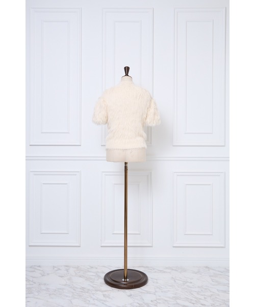 Fluffy Ribbon Puff Knit Top（ニット/セーター）｜MISTREASS
