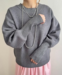 LHELBIE | 【洗える】ラメリブスウェットニット(ニット/セーター)