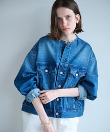 kha:ki（カーキ）の「「KHA:KI / カーキ」カットオフカラー デニムジャケット（デニムジャケット）」