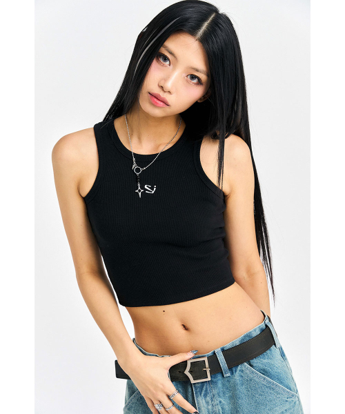 SCHISM INDUCING(スキズムインデューシング)の「SCHISM TANK TOP, BLACK(Tシャツ/カットソー・レディース・その他・FREE)」の5枚目の写真
