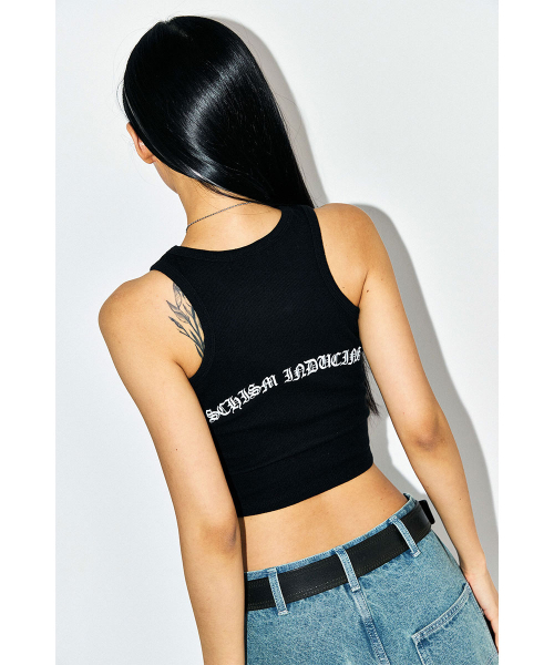 SCHISM INDUCING(スキズムインデューシング)の「SCHISM TANK TOP, BLACK(Tシャツ/カットソー・レディース・その他・FREE)」の7枚目の写真