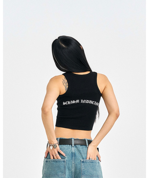 SCHISM INDUCING(スキズムインデューシング)の「SCHISM TANK TOP, BLACK(Tシャツ/カットソー・レディース・その他・FREE)」の9枚目の写真